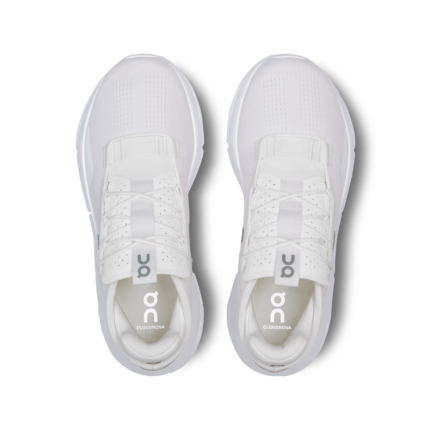 On Cloud Nova all White Shoes