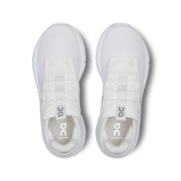 On Cloud Nova all White Shoes