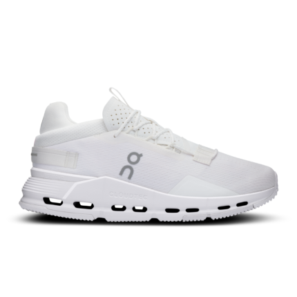 On Cloud Nova all White Shoes