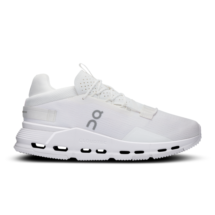 On Cloud Nova all White Shoes