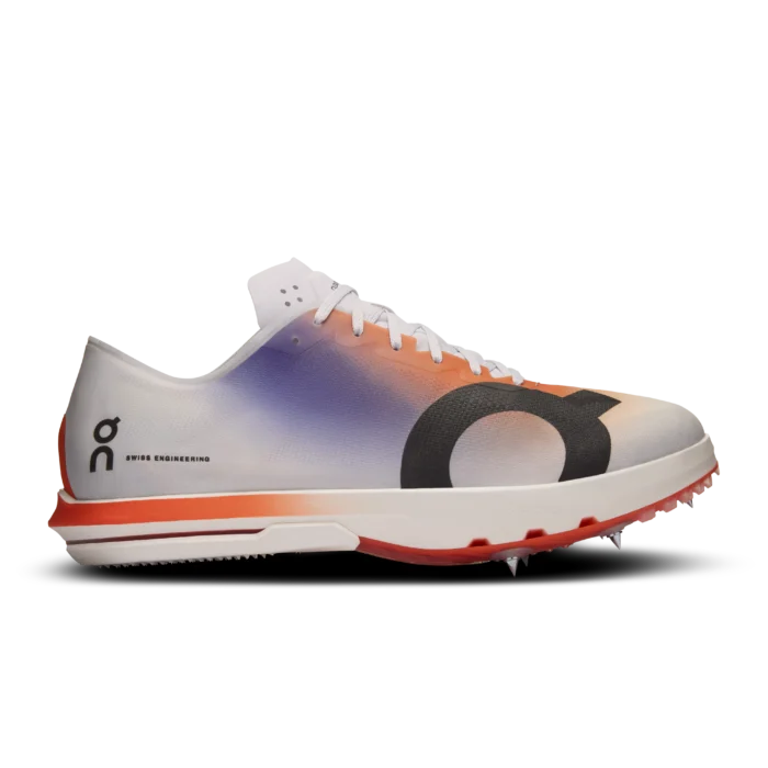 On Cloud White Flame Spike Citius Golf Shoes